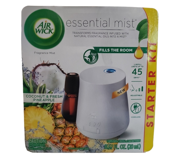 Airwick Other Airwick Essential Mist Starter Kit Coconut Pineapple